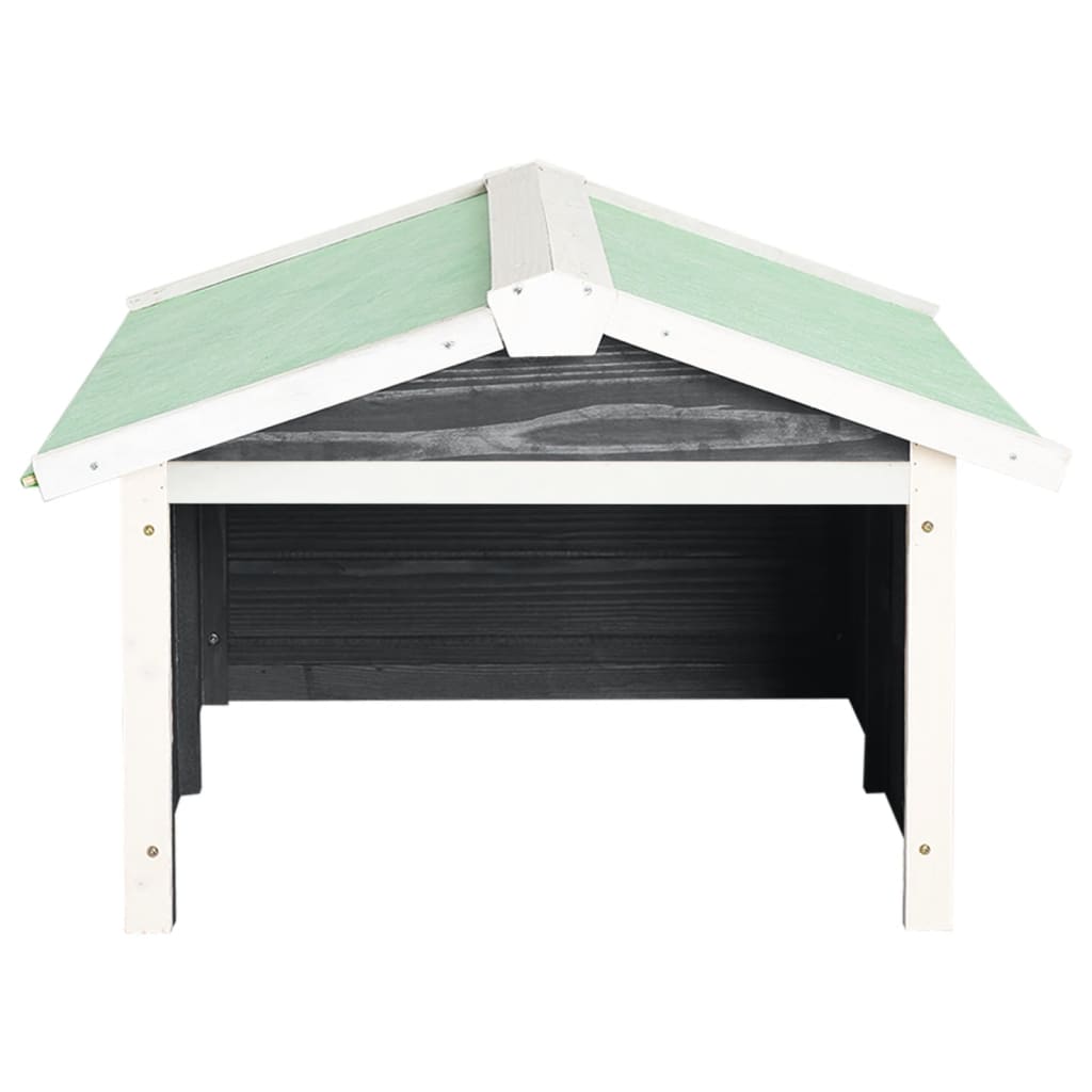Vidaxl Garage for Robotic Lawnmower, 72X87X50, Grey-White, Fir