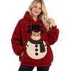 2026 Fleece Hoodie Men Women Loose Fit Warm Casual Pullover Long Sleeve