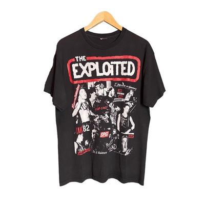 The Exploited Punk Band Unisex Heaven Cotton Tshirt Reprint S-5XL KH10798 Unisex T-Shirt