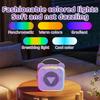 3.5mm Earphone Mini Karaoke Machine Portable Mini Home Karaoke Speaker  Outdoor Karaoke