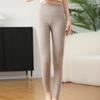 Women's Cashmere High-Waisted Slim-Fit Knit Leggings - Thick, Warm, Chic Autumn/Winter Pants for Outside Wear