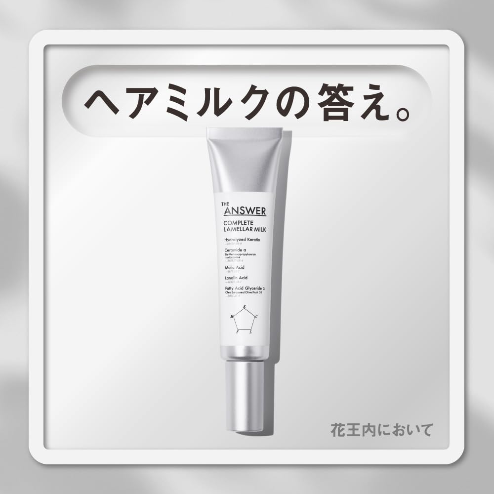 THE ANSWER Super Lamellar Shampoo EX Repair Treatment Complete Lamellar Milk 400ml 220g 6g & & & &