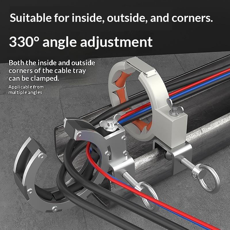 1Pcs High Hardness Comprehensive Wiring Construction Auxiliary Device Adjustable Cable Tray Laying Auxiliary Pulley