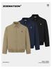 2025 Men's Old Money Style Cotton Lapel Harrington Jacket - New American Trendy Cleanfit Design
