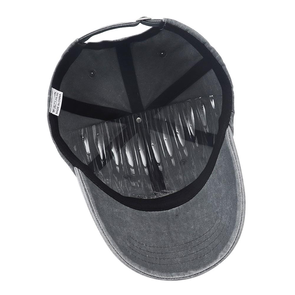 Unisex Letter Embroidery Washed Cotton Baseball Cap Adjustable Vintage Distressed Dad Hats For Women Men Gorras Para Hombres
