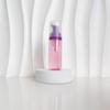 60ml Red Translucent Mousse Dispenser: Cosmetic Brush Foam Bottle for Face Wash and Travel Use