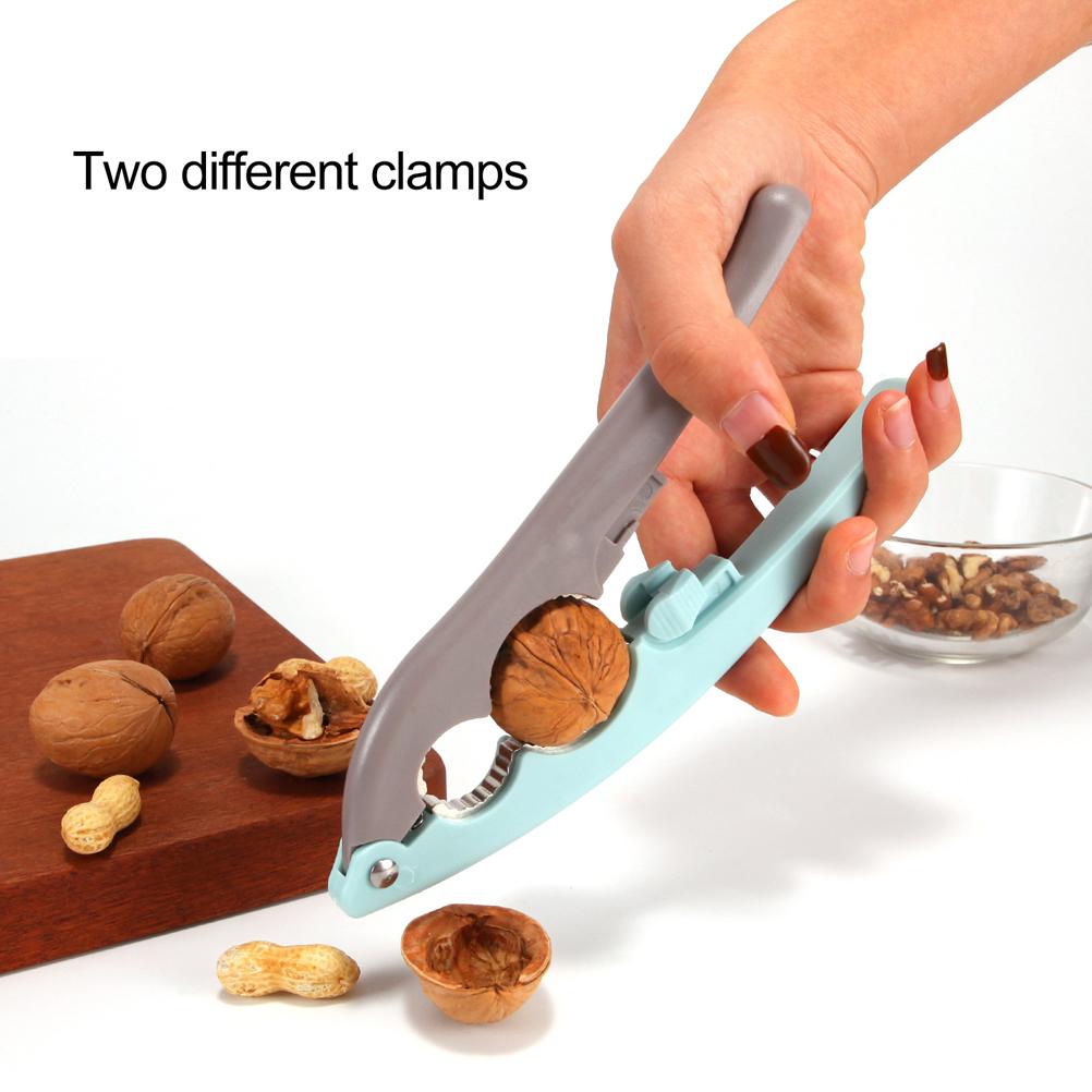 Non Slip Handle Walnut Cracker Kitchen Nutcracker Sheller Clip Tool Clamp Plier for Razil Nuts