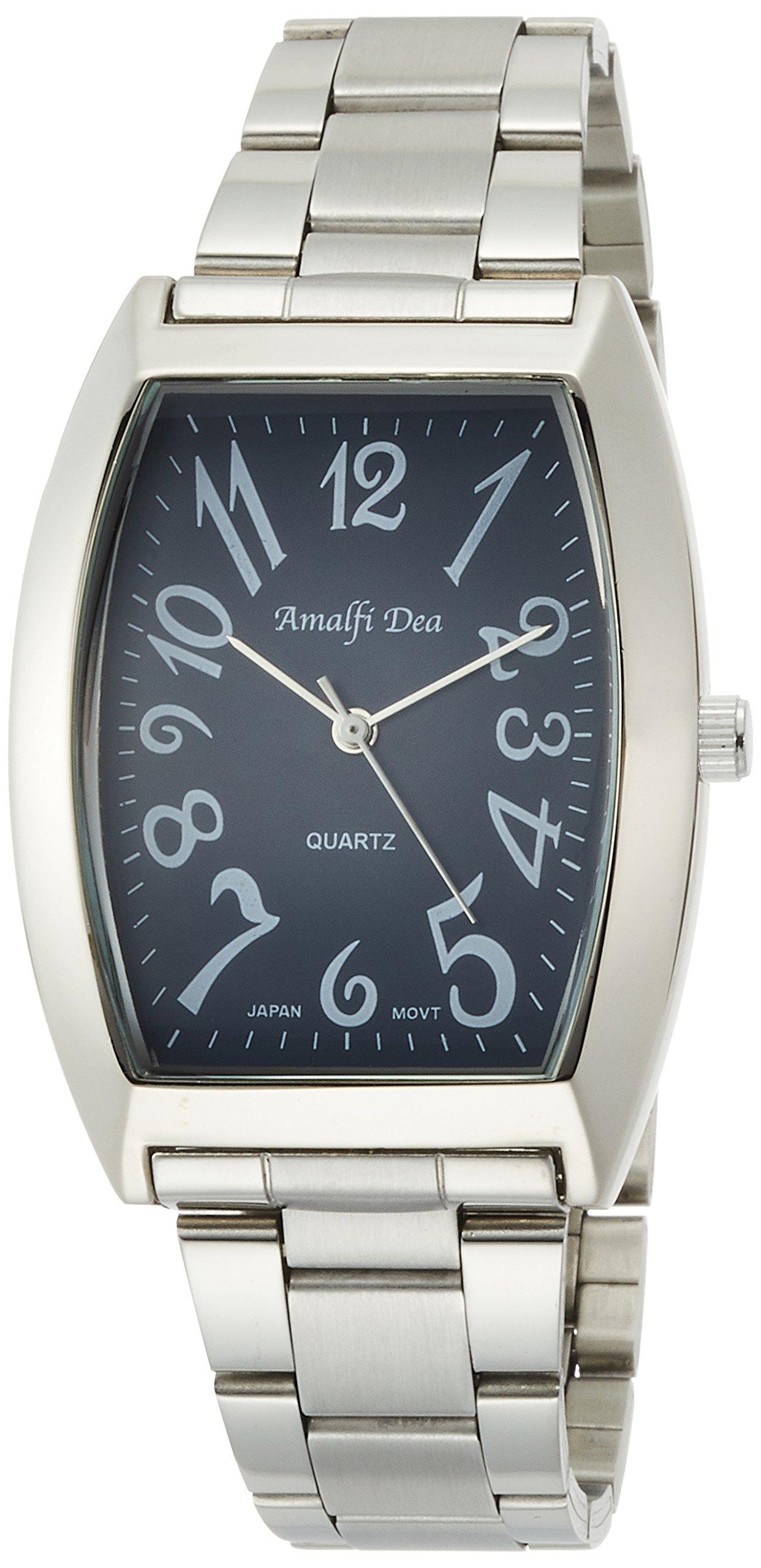 

Arias Men s Analog Waterproof Tonneau Watch, Blue, A35M26