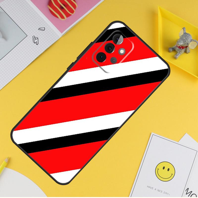 Milan Stylish Stripe Design Cover For Samsung Galaxy A34 A35 A14 A15 A25 A53 A33 A13 A52 A32 A12 A51 A71 A54 A55 Case