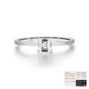925 Sterling Silver Trendy Asscher Cut D Color Moissanite Finger Rings for Women Wedding Engagement Statement Jewelry