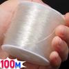 100m Elastic Strong Crystal Beading Thread Cord Stretchy Thread Jewelry Cord DIY Fishing Lines Making Jewelry Bracelet String