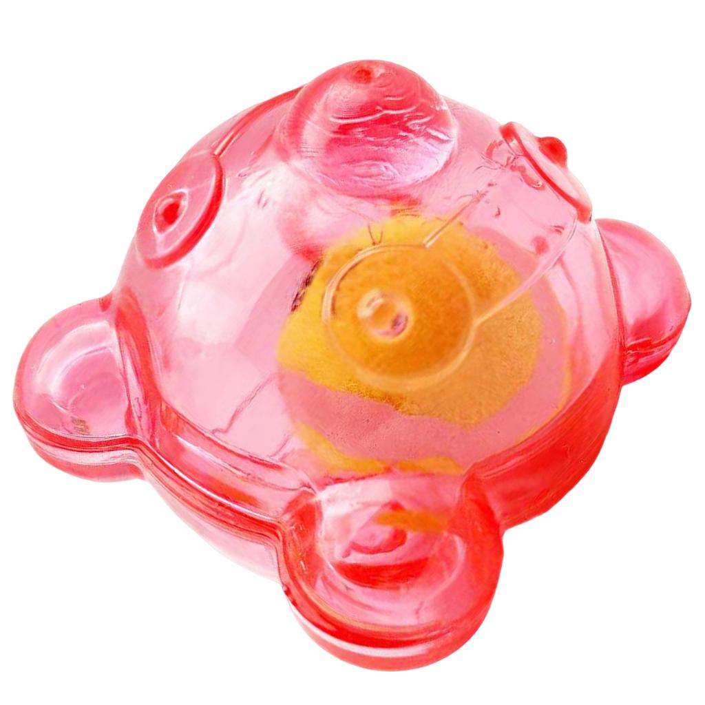 Interactive Dog Chewing Toy Ball with Squeaky Sound and High Bounce for Active Pet Chewing Teething Exercise Toy