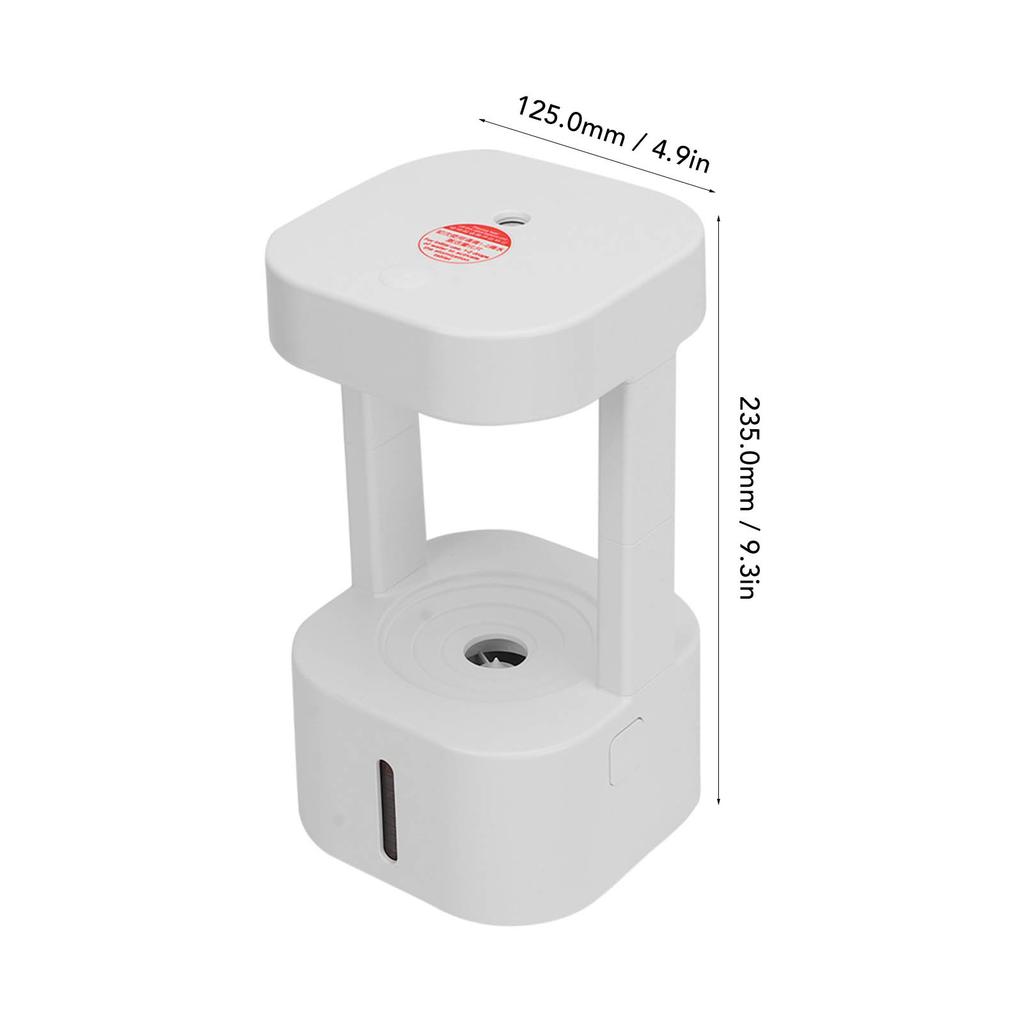 Umidificatoare cu ceață pentru uz casnic, liniștit, 580 ml, antigravitație, picături de apă, umidificator, dormitor, birou, cameră