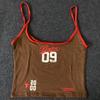 European and American Y2K Digital Printed Sports Vest