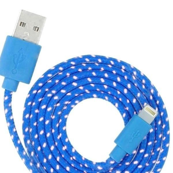 Usb Line Data Data Sync Charger Cable For Iphone Se 5 6 7 8 X Plus Colorful Woven Data Line