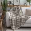 Bohemian Kilim Tribal Pattern Flannel Printed Blanket Suitable For All Seasons Suitable For Living Room Office Sofa And Travel