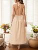 Women's Sleeveless Halter Tank Dress - Summer Style, Solid Color