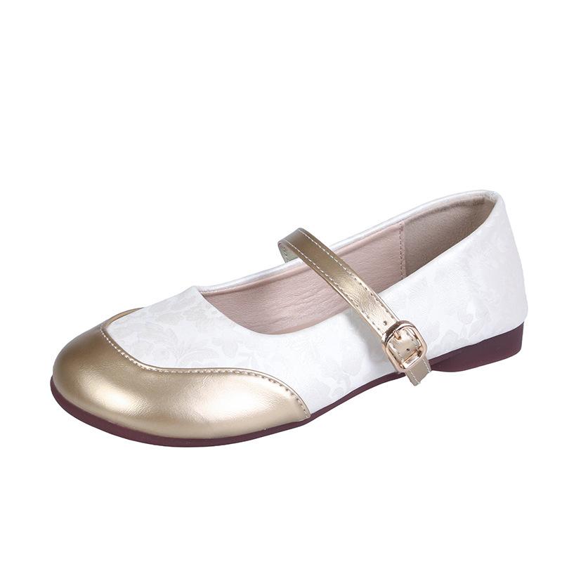 

2025 новые весенние и осенние темпераментные повседневные и универсальные новые китайские туфли с одним словом и неглубоким горлом французские туфли Мэри Джейн 35