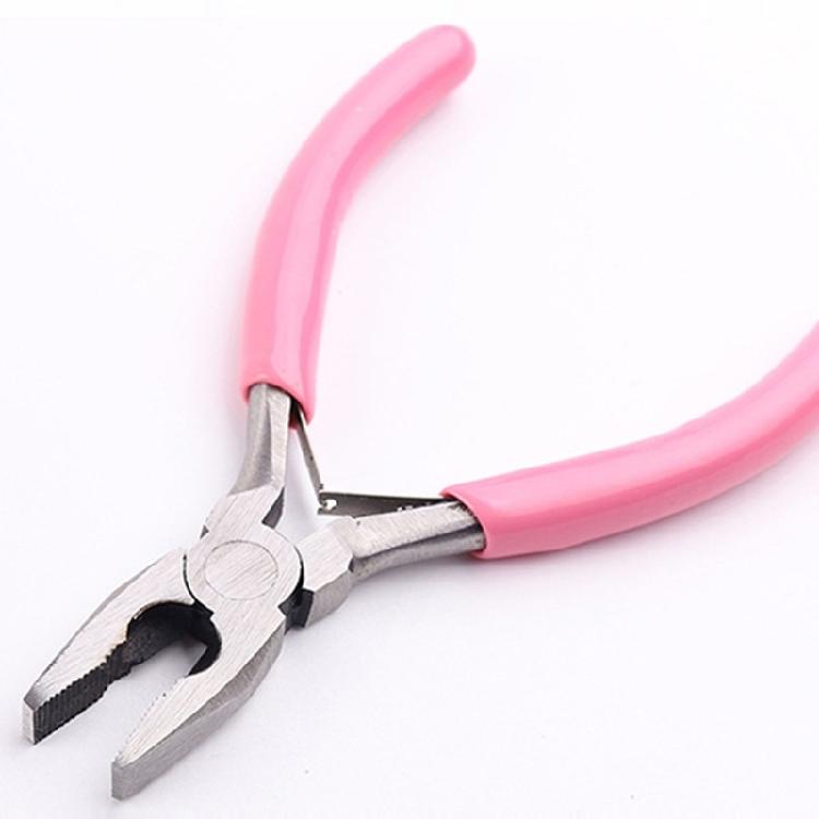 Ergonomic Pink Jewelry Pliers Build With High Strength Alloy Steel Seamlessly Design Fit for Long Lastinlyg Performances