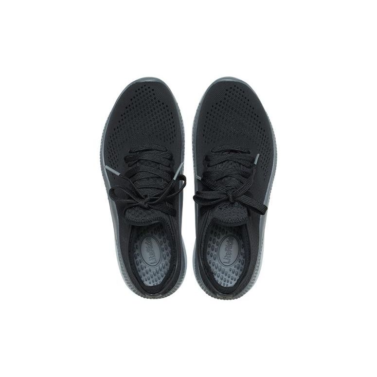 Crocs Zapatos de senderismo para hombre LiteRide 360 con cordones Negros 206715-0DD