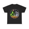 Men's and Women's T-shirts Alien Arm Wrestling