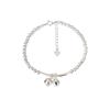 925 Silver-Plated Niche Design Women's Bracelet - Cute, Simple Beaded Jewelry for Girls and Students