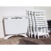 Miami Folding Chair - GROSFILLEX - White - Weatherproof and Space-saving