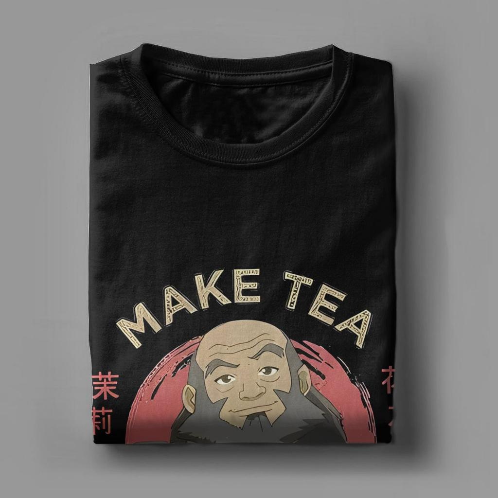 Macht Tee, nicht Krieg Iroh Herren Damen T-Shirts Avatar Der Herr der Elemente Freizeit T-Shirts T-Shirt Reine Baumwolle 4XL 5XL 6XL Kleidung