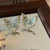 Super Fairy Gradual Change Enamel Butterfly Stud Earrings 1011 New Summer Senior Sense Unique Beautiful Gentle Wind Earrings Women