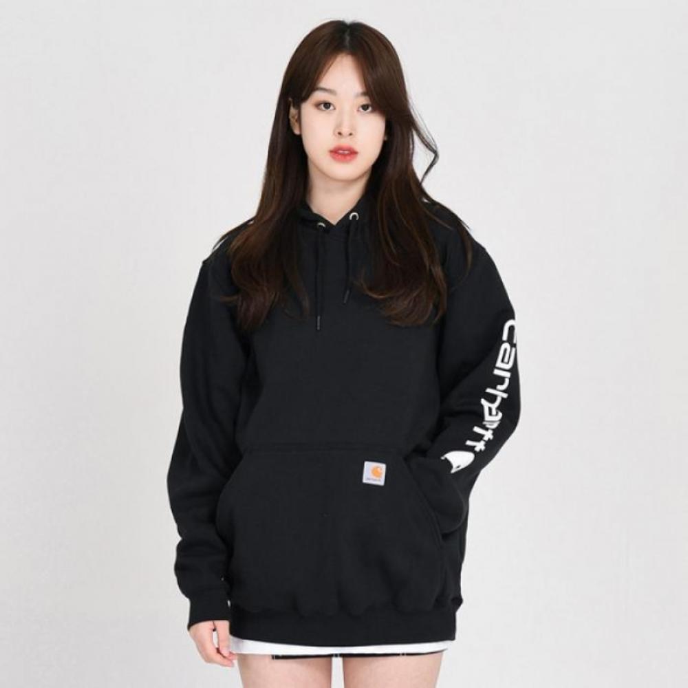 

КАРХАРТ (k288) Середня вага Pallogo Hoodie ЧОРНИЙ 1062-1062 XL
