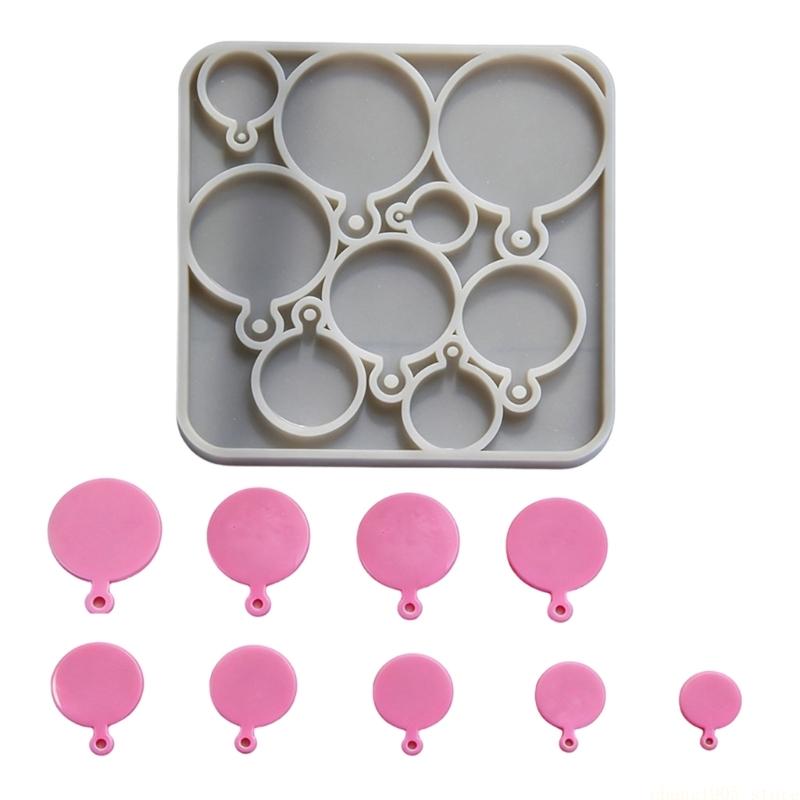 QX2E 9 Cavities Silicone Tray Molds Dishwasher Safe For Making Mousses Jelly