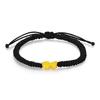 Pure Gold 999 Zodiac Red String Bracelet with Luck Beads for Baby's Full Moon or New Year