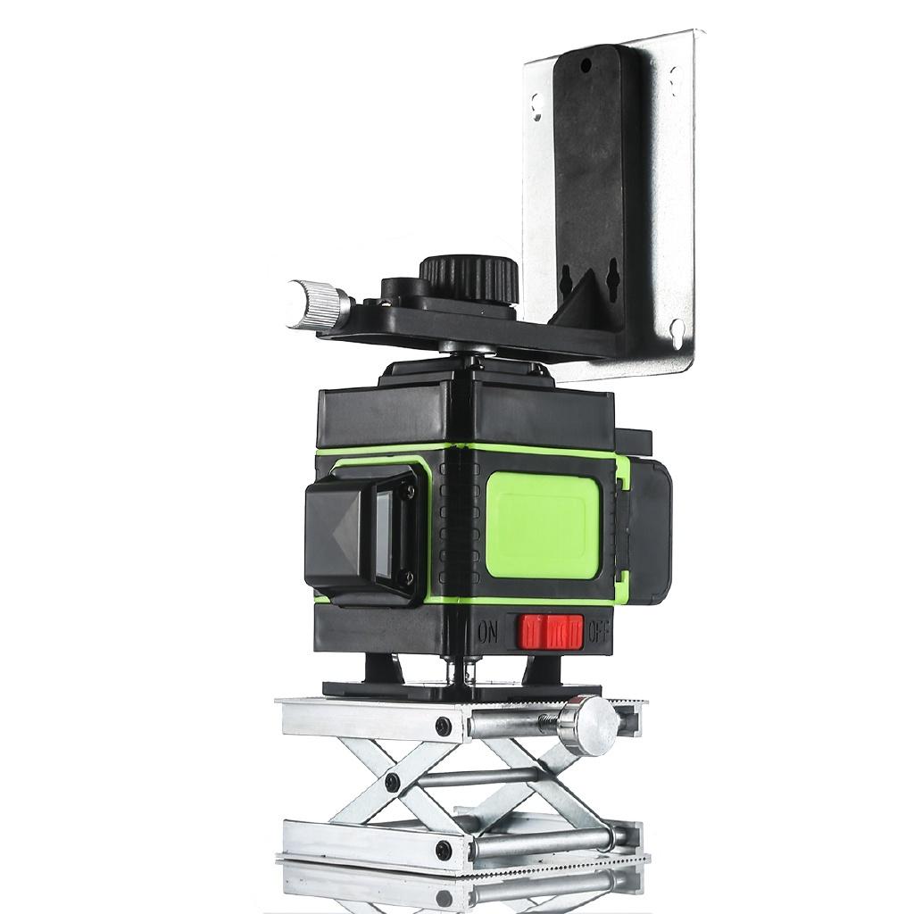 Laser-Nivelliergerät 3D 12 Linien Selbstnivellierend 360 Grad Drehbar Horizontal und Vertikal Kreuzlaser-Nivelliergerät Fernbedienung
