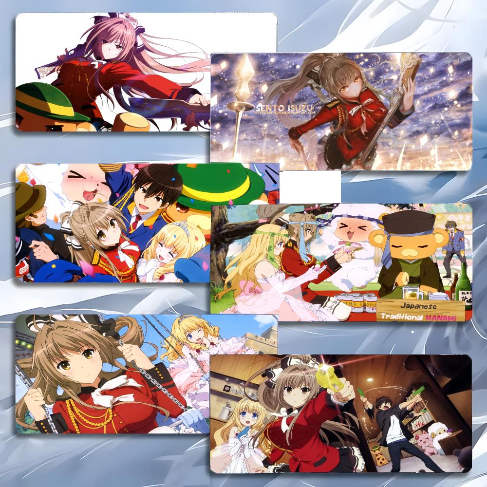 Cute Sweet Anime Aamagi Brilliant Park Sento Isuzu Mouse Pad Mousepad Large Gaming Lockedge Thickened Pc Table Desk Mat