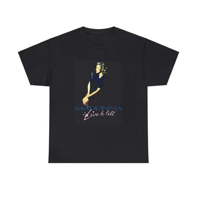 Madonna Live To Tell Heavy Cotton Tee, Madonna T-shirt, Madonna