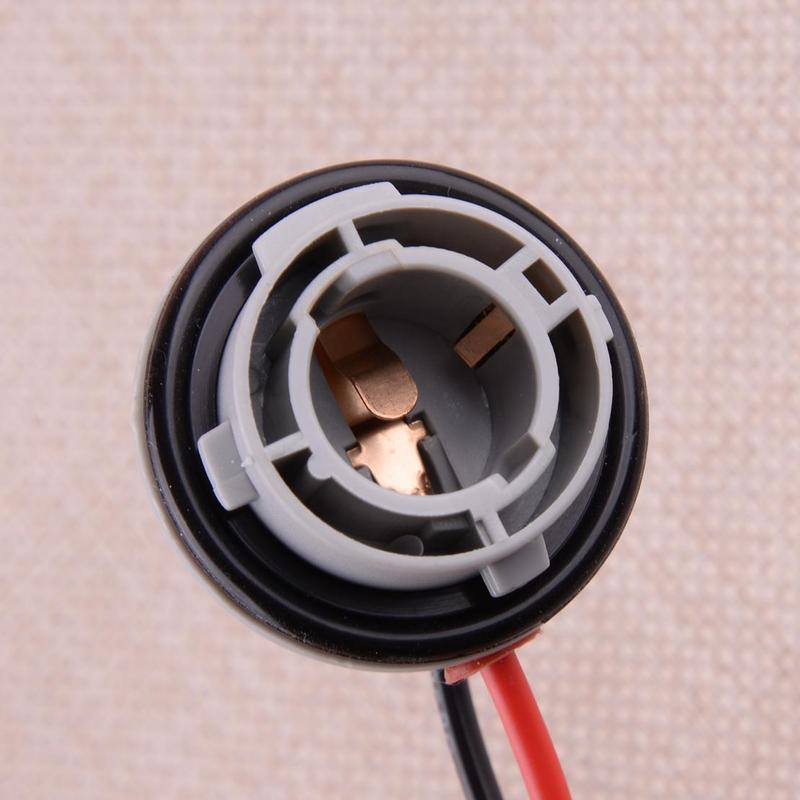 1156 7506 1156A BA15S Bulb Turn Signal Lights Female Socket Wiring Harness Plug Adapter