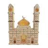 Wood Eid Advent Calendar with LED Light and 30 Drawer Countdown Calendar for Ramadans Table and Home Party Decorations