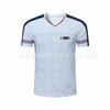 Unisex Badminton Training Shirt With Contrast Shoulder Design Mesh Quick-Dry Sport Top Team Match