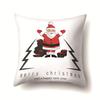 European and American Christmas Santa Claus Christmas Tree Creative Polyester Pillow Case Fashion Home Pillow Case