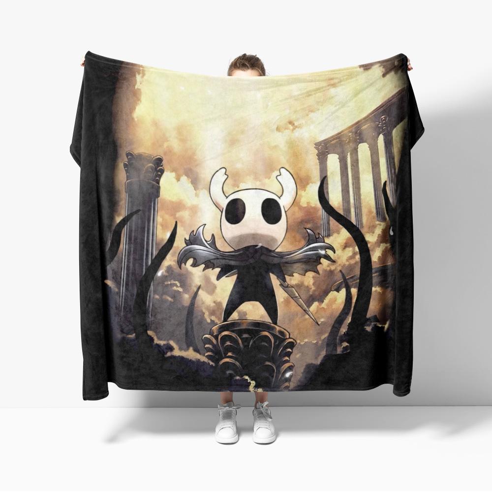 Hollow Knight Map Throw Blanket Gaming Map Blankets Soft Warm Flannel Blanket Bedding for Bed Living Room Home Sofa