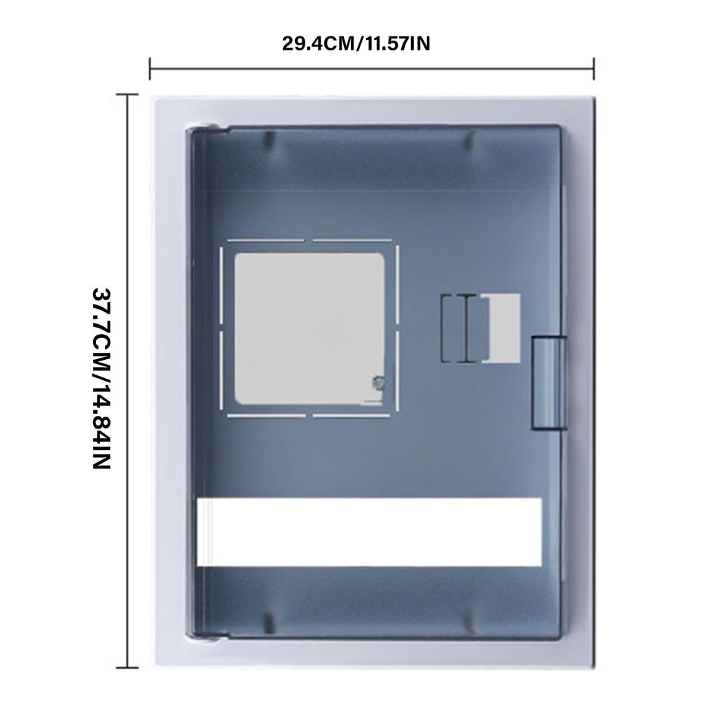 Uprgades Electric Meter Base Cover Dusts Protections Replacement Plate Protective Electric Meter Cover Plate for House