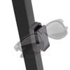  Sunglass Holder for Cart, Magnetic Aluminium Clip with Silicone Padding,     Holder for  Cart Boat Chair Prescription Sports Sunglasses