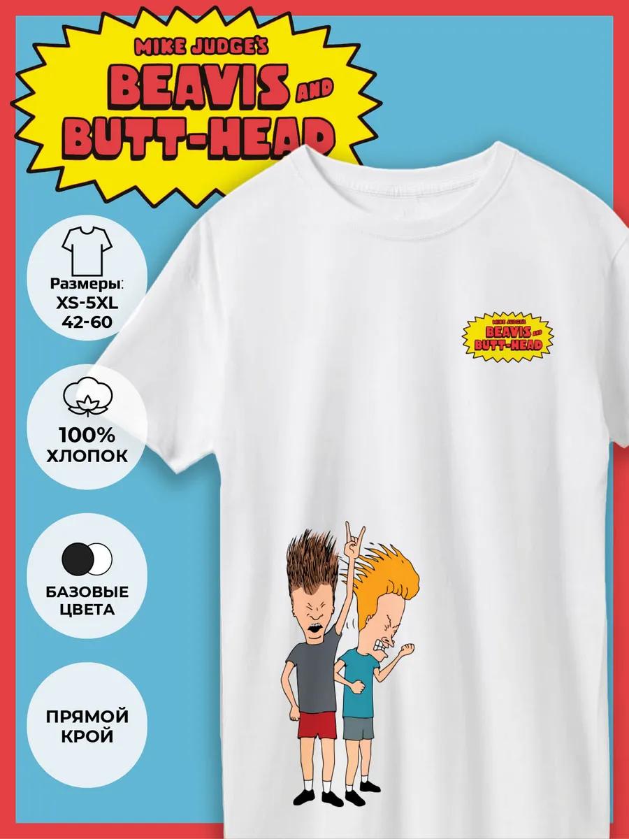 Straight Printed T-shirt - Beavis and Butt-head XL