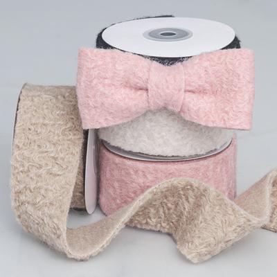 Elegante Multifunctionele Herfst- en Winter Pluche Koraal Lint Lief Haar Lint Cadeauverpakking Bloem Decoratief Lint Strik Lint Huisdecoratie