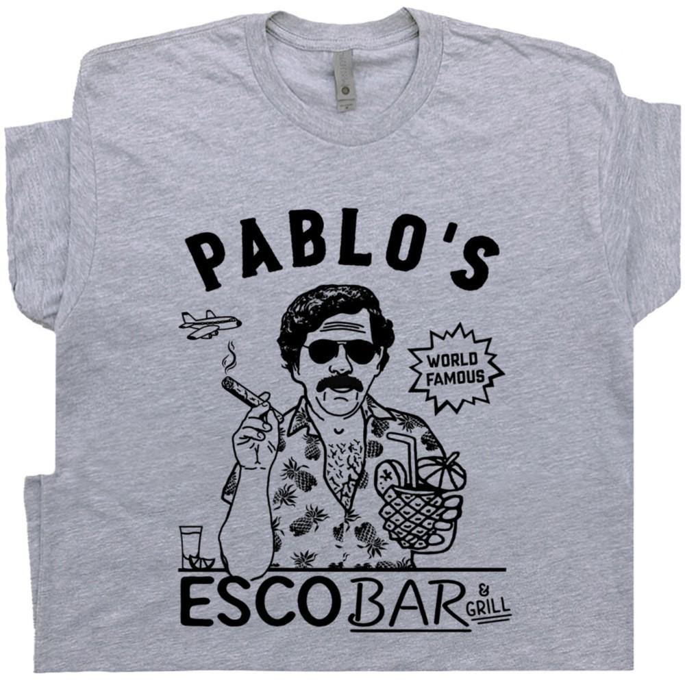 

Pablo Escobar T Shirt Famous Dive Bar Shirts Funny Beer Tee Cool Pub Drinking XL