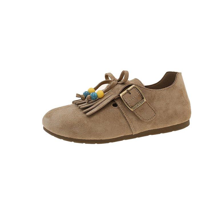 Fashion Tassel Beaded All-Inclusive Women 2025 Early Autumn New Casual Versatile Loafers