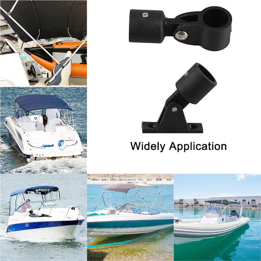 Marine Yacht Sun Shade Pole Mount Adjustable Bimini Top Fitting Nylon Marine Accessory For Boat Canopy Sunshade Installation 7