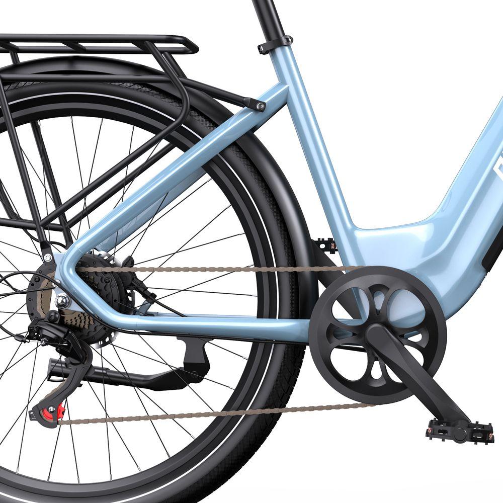 Elektrofahrrad ONESPORT WT05 250W Motor 18,2AH Stadtrad für Pendler Höchstgeschwindigkeit 25 km/h Hydraulische Bremsen Maximale Reichweite 120 km 27,5"x2,25" Reifen