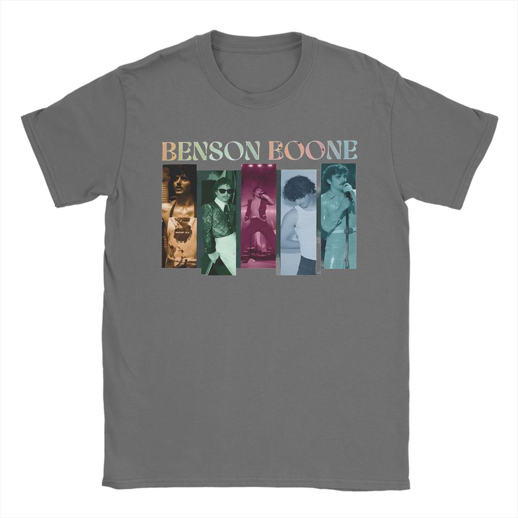Benson Boone Beautiful Things Album T Shirt Beach American Heart Tour Cotton T Shirts For Couple Print Tshirt Short Sleeve Tees