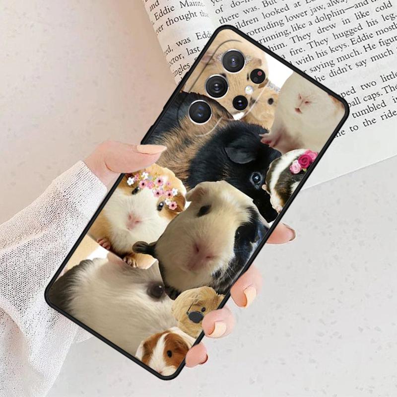 Hamster Guinea Pig Phone Case For Samsung Galaxy S25 S23 S30 S8 S21 S20 FE S24 S22 Note 10 20 S8 Plus Lite Ultra